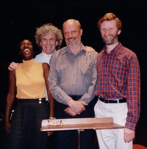 CBSO bassoonists with Sir Simon Rattle